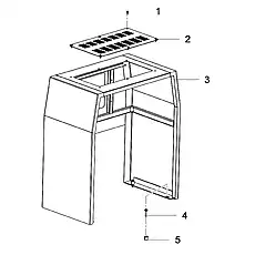 BOLT M8×20 GB/T5789 - Блок «FRONT HOOD ASSEMBLY»  (номер на схеме: 1)