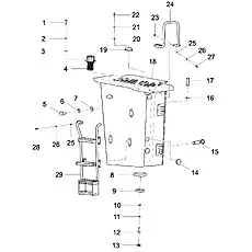 PLUG LG855ⅩG.13.08.02 - Блок «FUEL TANK ASSEMBLY»  (номер на схеме: 13)