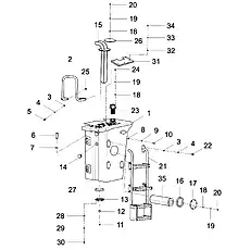 WASHER 5 GB/T93 - Блок «HYDRAULIC OIL TANK»  (номер на схеме: 33)