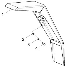 MUDGUARD ASSEMBLY, L.H. FRONT