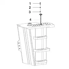 SCREW M5×18 GB/T818 - Блок «OIL TANK, ENGINE»  (номер на схеме: 1)