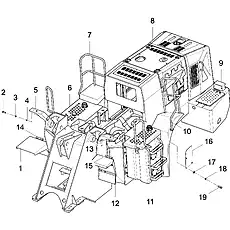 ENGINE HOOD ASSEMBLY LG863NⅤ.13.06 - Блок «OUT PANEL SYSTEM»  (номер на схеме: 8)