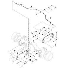 REAR AXLE PIPE ASSEMBLY