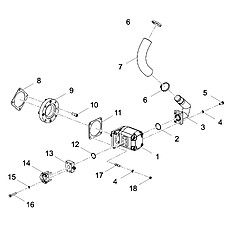 STEERING PUMP PLUMBING ASSEMBLY