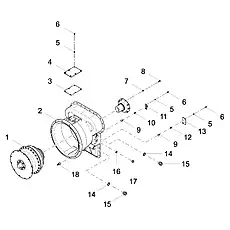 WASHER 8 GB/T93 - Блок «TORQUE CONVERTER ASSEMBLY»  (номер на схеме: 5)