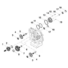 BOLT M10×30 GB/T5783 - Блок «TRANSMISSION ASSEMBLY»  (номер на схеме: 15)