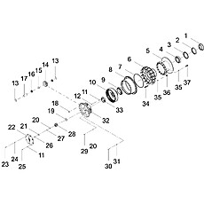 WHEEL REDUCER ASSEMBLY