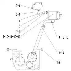 CONNECTOR LGB120-02628 - Блок «Рулевой насос в сборе»  (номер на схеме: 1)