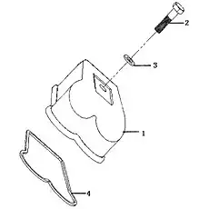 Screw - Блок «Крышка головки блока цилиндров в сборе»  (номер на схеме: 2)