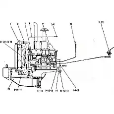 Stud - Блок «Система дизельного двигателя»  (номер на схеме: 8)