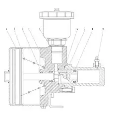 SEALING WASHER XM60-3510021 - Блок «Усилитель тормоза (340201)»  (номер на схеме: 1)