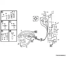 Anchor plate - Блок «Гидравлическое управление в сборе F1200-2912002932.S»  (номер на схеме: 40)