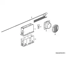 Loudspeaker casing - Блок «Радиооборудование P4340-2937001587.S»  (номер на схеме: 6)