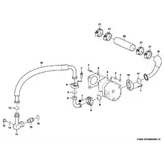 Hose assembly - Блок «Система насоса рулевого управления I1900-2919000907.S»  (номер на схеме: 20)