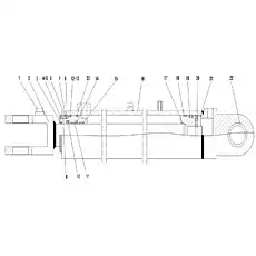 SPCER RING - Блок «Цилиндр подъемной рукояти (371368)»  (номер на схеме: 8)