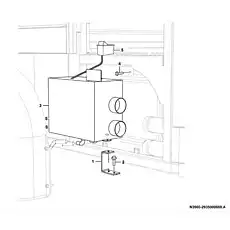 Water heater BKC-II - Блок «Отопитель в сборе N3500-2935000888.A»  (номер на схеме: 2)