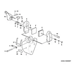 Washer 6 - Блок «Суппорт стояночного тормоза в сборе J2340-4120000087 (371328)»  (номер на схеме: 7)