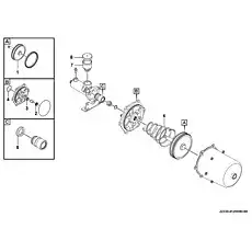 Sealing ring kit - Блок «Цилиндр тормозной J2230-4120006349 (340201)»  (номер на схеме: 1)