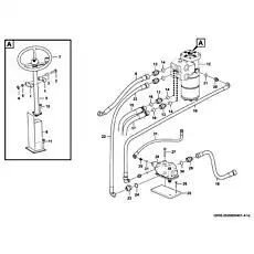 Anchor plate - Блок «Система рулевого управления I2000-2920000401.A1D»  (номер на схеме: 1)