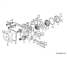 Drive shaft gear - Блок «Коробка передач C0510-2905001131.B1N A301»  (номер на схеме: 18)