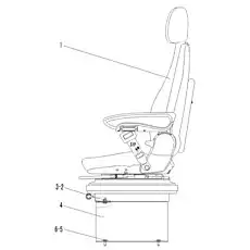 SEAT LG05 - Блок «Сиденье в сборе»  (номер на схеме: 1)