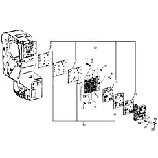 PLUG SCREW JB1000-M10*1EpZn-35 - Блок «Управляющие части»  (номер на схеме: 16)