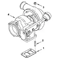 PRESSURE BOOSTER C4029184 - Блок «Турбокомпрессор»  (номер на схеме: 4)