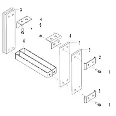 Plate   - Блок «Лестница в сборе M9-2934000943»  (номер на схеме: 4 )