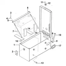 Corner steel   - Блок «Правый аккумуляторный ящик M5-2934002151»  (номер на схеме: 6 )
