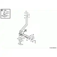 Rubber mat  LGC9530006 - Блок «Механизм управления F1230-4120002148 (130501)»  (номер на схеме: 7 )