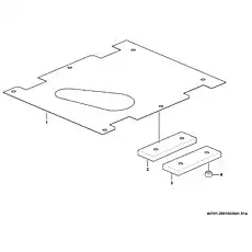 Cover plate   - Блок «Защитная пластина A0101-2901002641.S1a»  (номер на схеме: 1 )