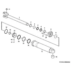 Piston   - Блок «Lifting cylinder assembly F1310-4120002522 (3713CH)»  (номер на схеме: 13 )