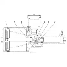 Sealing ring kit - Блок &laquo;Усилитель тормоза&raquo;  (номер на схеме: 1)