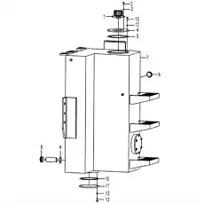 Fuel tank - Блок «Топливный бак A2-2902001409»  (номер на схеме: 7)