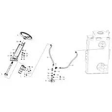 Nipple LGB120-02220 - Блок «Steering unit assembly I2-2920000860»  (номер на схеме: 19)
