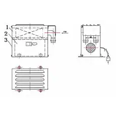 Radiator 1302010 - Блок «Warming maching N3-4190000160»  (номер на схеме: 2)