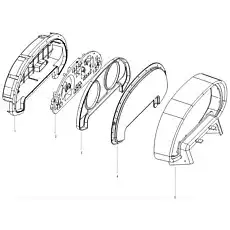 Frame ZL2-256B-1 - Блок «ZL2-256B Display panel O2-4130001289»  (номер на схеме: 1)