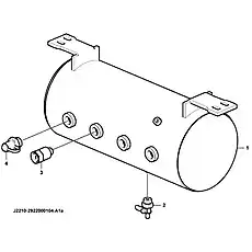 Drain valve 791LG09-FSF - Блок «Air tank J2210-2922000104.A1a»  (номер на схеме: 2)
