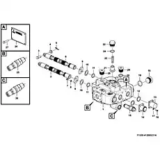 Screw GB818-M6*10flZnyc-4.8-480 - Блок «Control valve (370142) F1205-4120002314»  (номер на схеме: 7)
