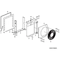 Sealing collar MFT001 - Блок «Cooling unit (321008) A0393-4110002233»  (номер на схеме: 11)