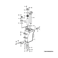 Plug LGB135-03341 - Блок «Hydraulic oil tank system F1000-2910002328.S1a»  (номер на схеме: 8)