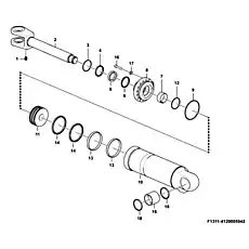Sealing kit - Блок «Lifting cylinder (371401) F1311-4120005942»  (номер на схеме: 3)