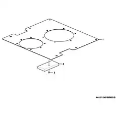 Plate - Блок «Upper cover A0101-2901005029.S»  (номер на схеме: 1)