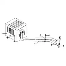 WARMING MACHING BKC-I - Блок «Обогрев машины»  (номер на схеме: 1)