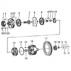 Ball bearing GB276-6204 - Блок «4ый вал в сборе II»  (номер на схеме: 10)