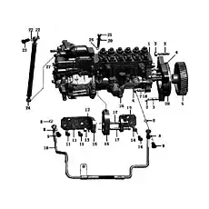 Fuel pump 612600082504 - Блок «Инжекторный насос gr615081576»  (номер на схеме: 26)