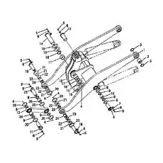 Weld pin LGB301-95*130*240-40Cr - Блок «Структура связей 3»  (номер на схеме: 13)