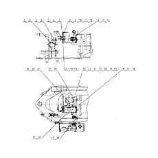 Gear pump HGP2063/a2040B - Блок «Рулевой насос в сборе 1»  (номер на схеме: 31)