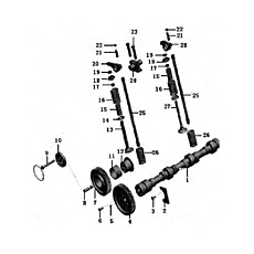 Распределительный механизм клапана gr615050033