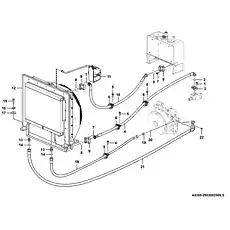 Clamp - Блок «Cooling system A0300-2903002969.S»  (номер на схеме: 6)